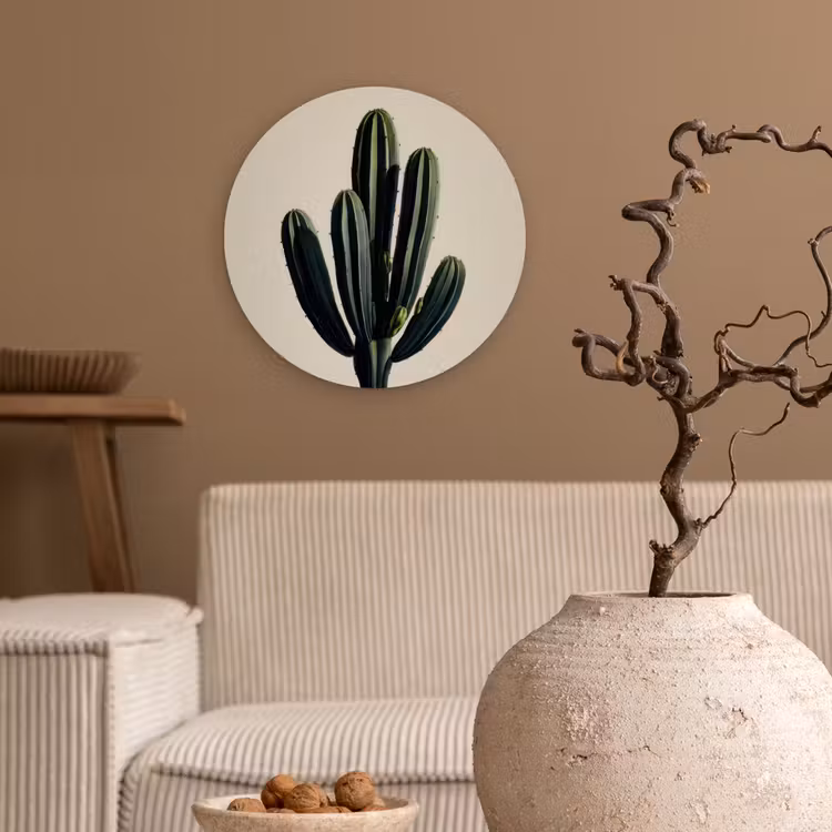 Muurcirkel - Cactus - Subtiel - Groen — 2
