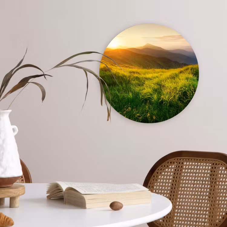 Muurcirkel - Gras - Heuvels - Zon - Natuur - Landschap — 4