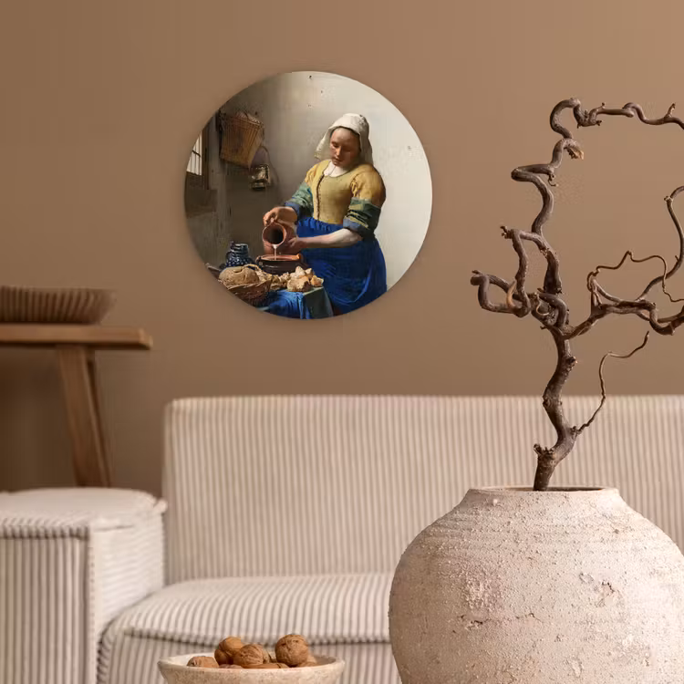 Muurcirkel - Het melkmeisje - Kunst - Oude meesters - Vermeer — 2