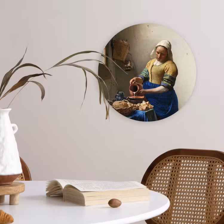 Muurcirkel - Het melkmeisje - Kunst - Oude meesters - Vermeer — 4