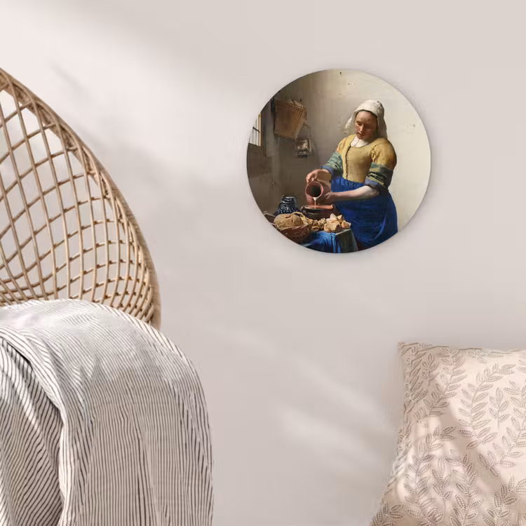 Muurcirkel - Het melkmeisje - Kunst - Oude meesters - Vermeer — 5