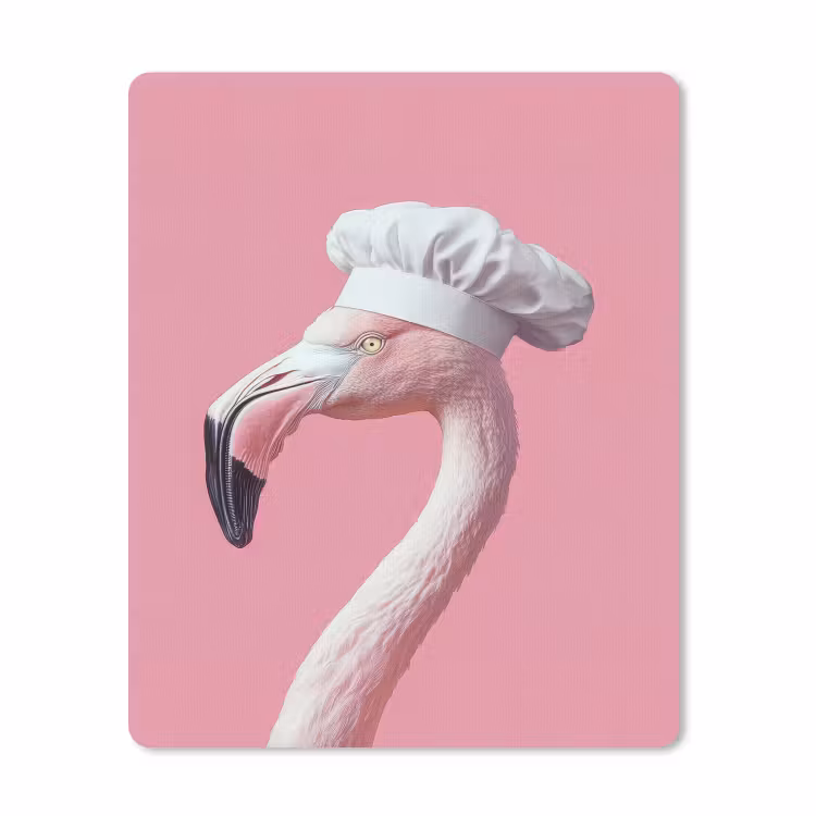 Muismat - Flamingo - Roze - Koksmuts - Vogel — 1
