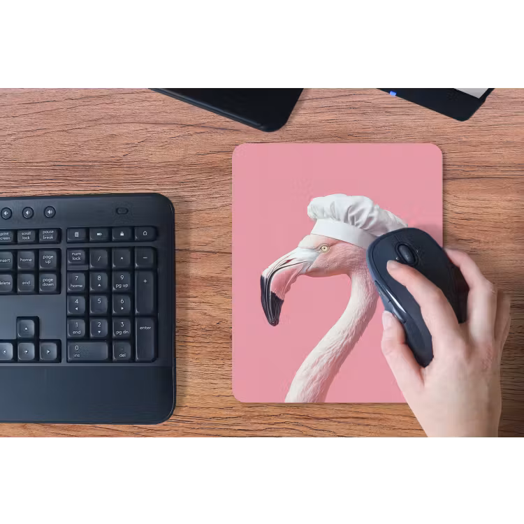 Muismat - Flamingo - Roze - Koksmuts - Vogel — 3