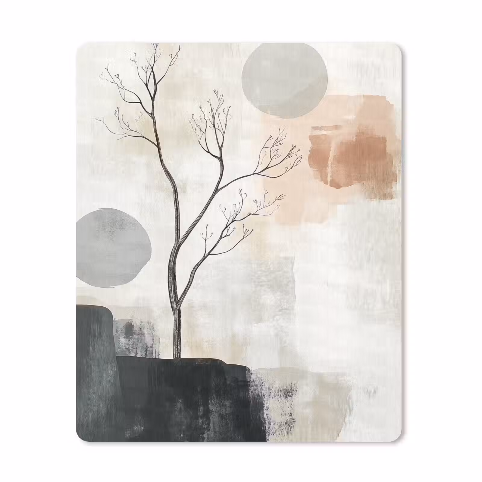 Muismat - Wabi sabi - Beige - Plant — 1