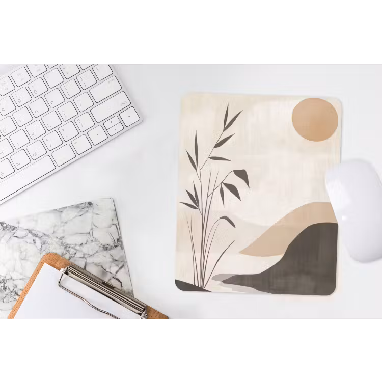 Muismat - Japandi - Landschap - Beige — 4