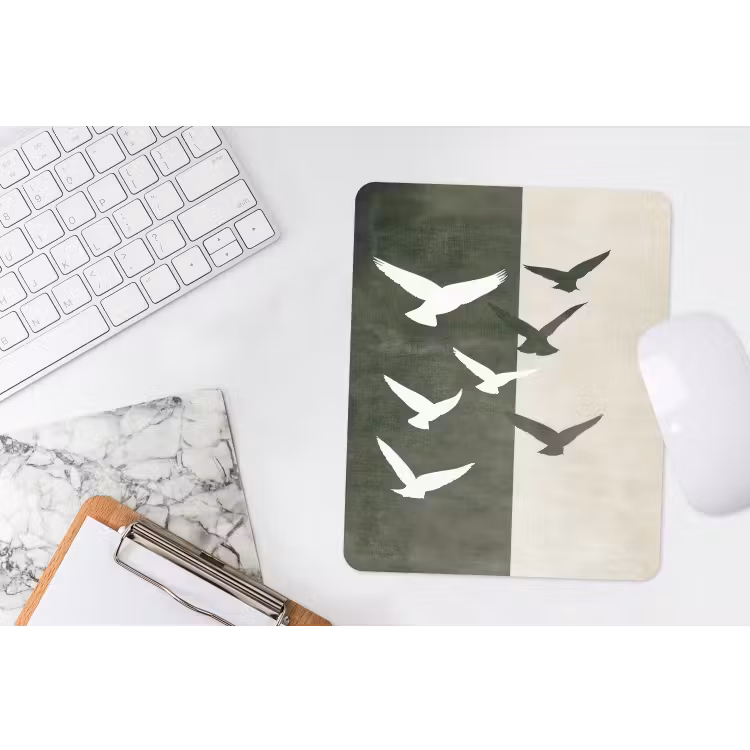 Muismat - Japandi - Vogel - Groen — 4