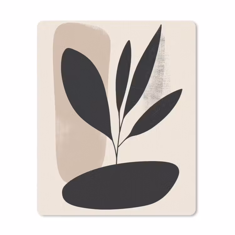 Muismat - Plant - Beige - Japandi — 1