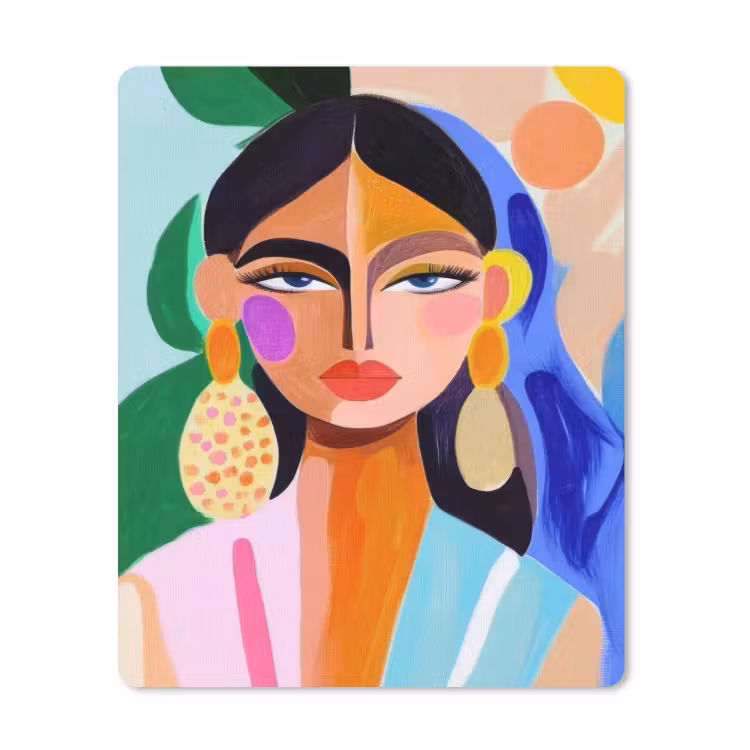 Muismat - Portret - Vrouw - Modern — 1