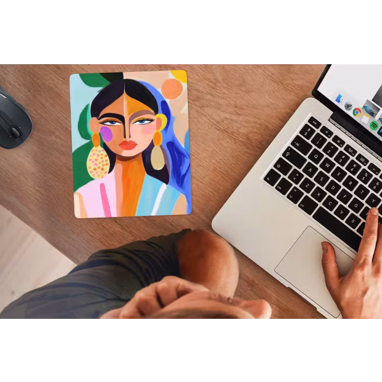 Muismat - Portret - Vrouw - Modern — 2