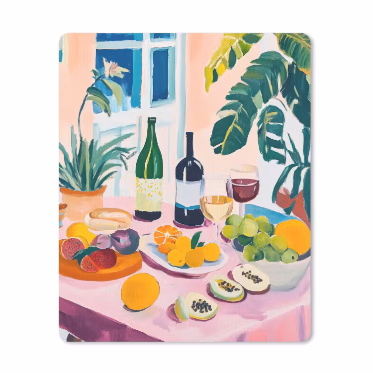 Muismat - Tafel - Wijn - Fruit — 1