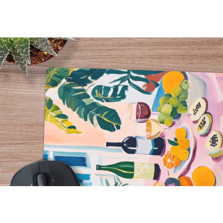 Muismat - Tafel - Wijn - Fruit — 5