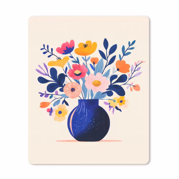 Muismat - Vaas - Bloemen - Boeket — 1