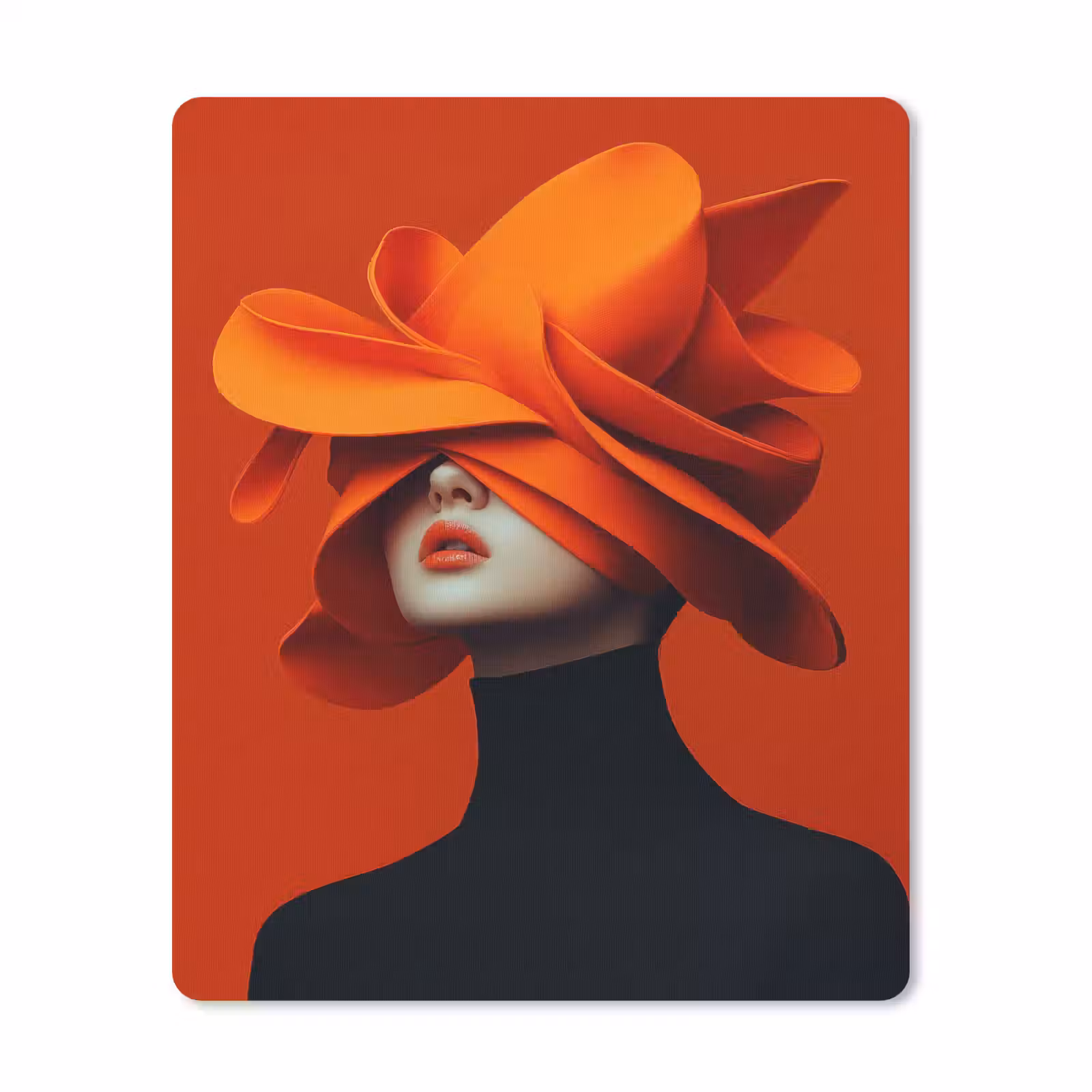 Muismat - Oranje - Hoed - Vrouw — 1