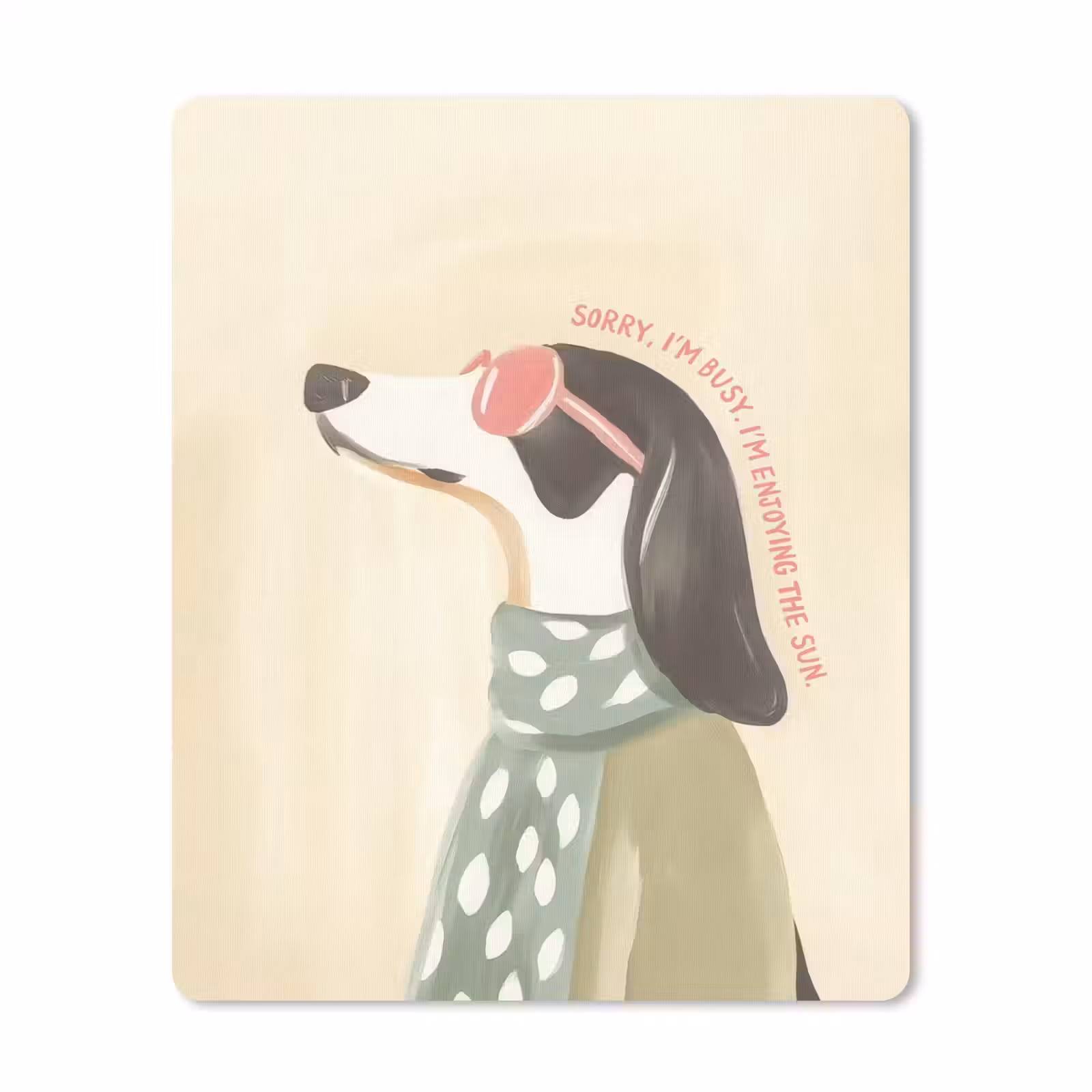 Muismat - Quote - Hond - Zonnebril — 1