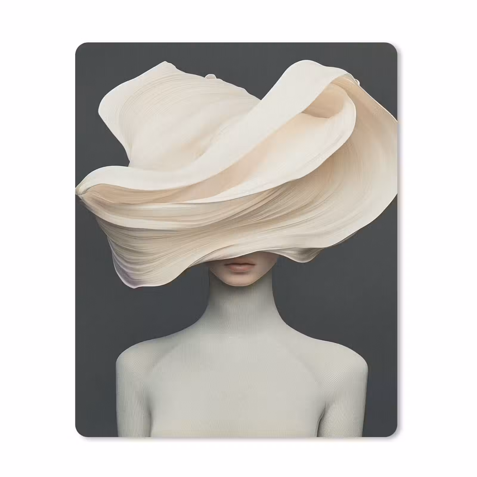 Muismat - Vrouw - Beige - hoed — 1