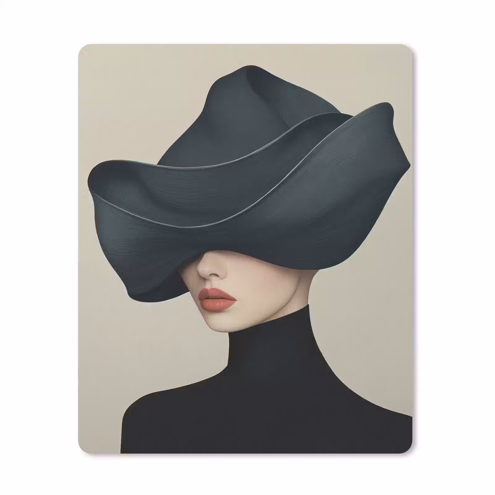 Muismat - Vrouw - Groen - Hoed — 1