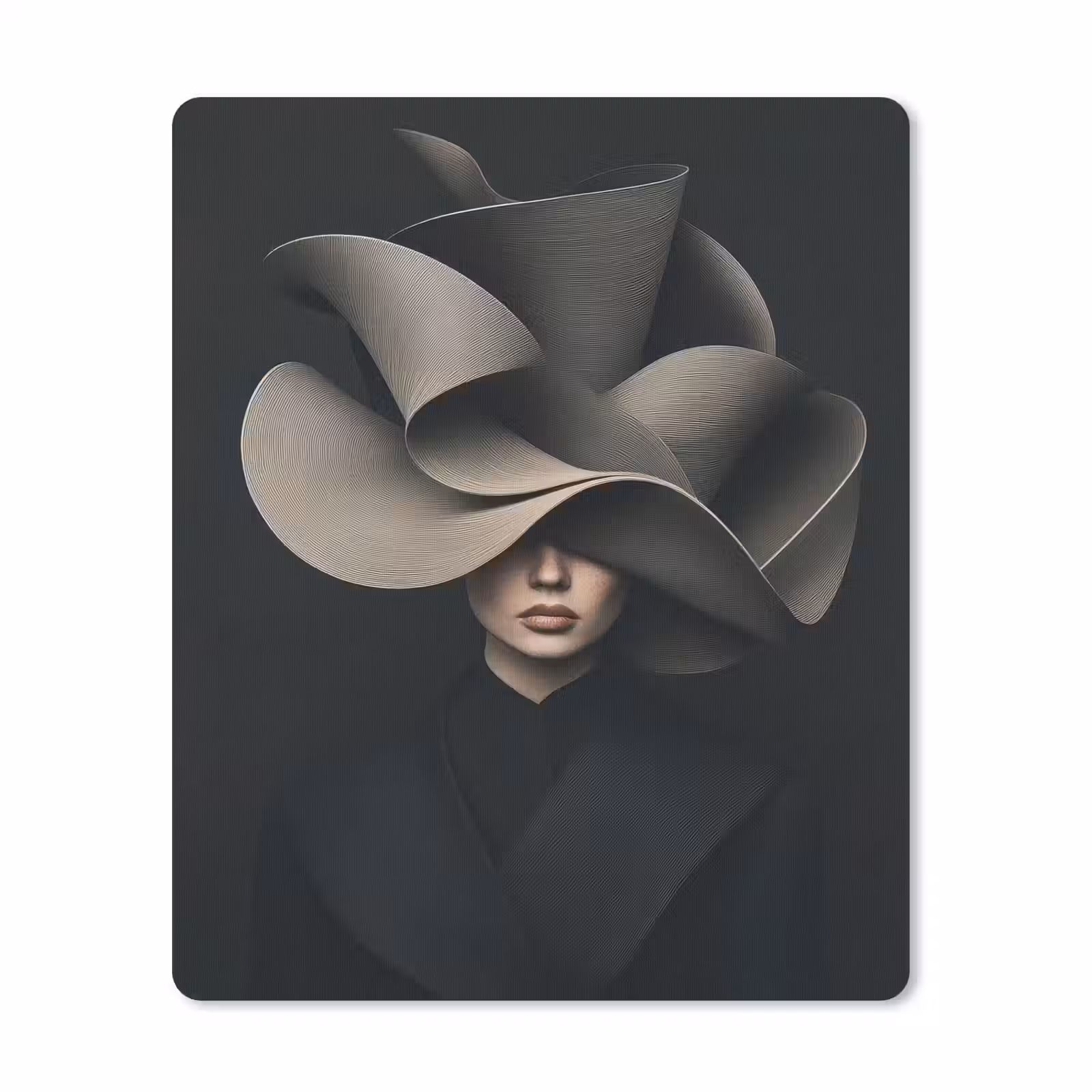 Muismat - Zwarte - Hoed - Vrouw — 1