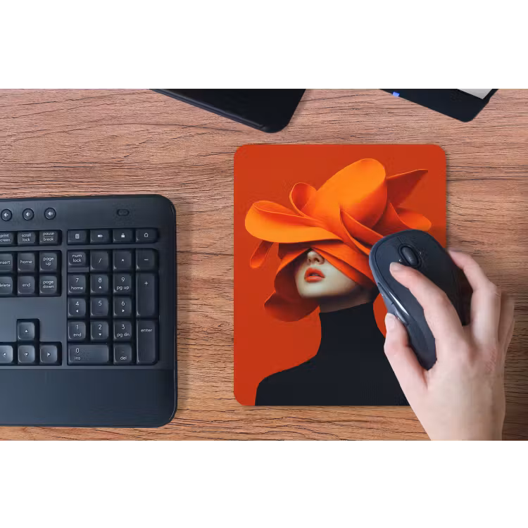 Muismat - Oranje - Hoed - Vrouw — 3