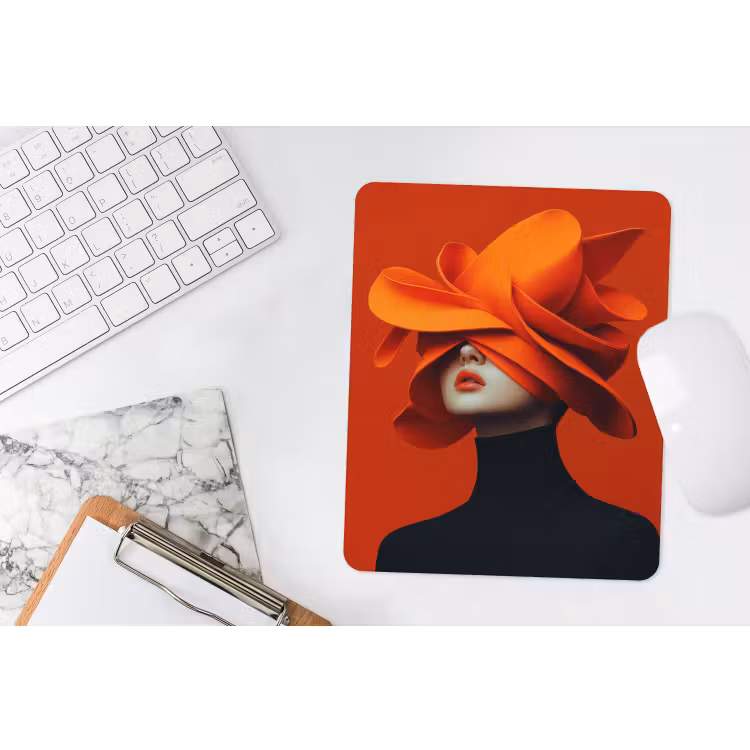 Muismat - Oranje - Hoed - Vrouw — 4