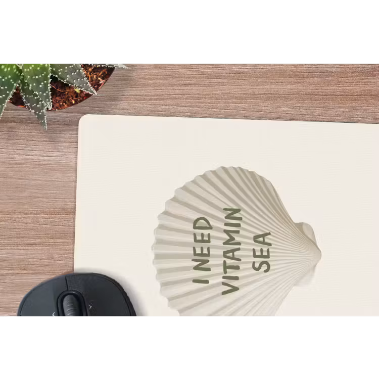 Muismat - Schelp - Quote - Groen — 5