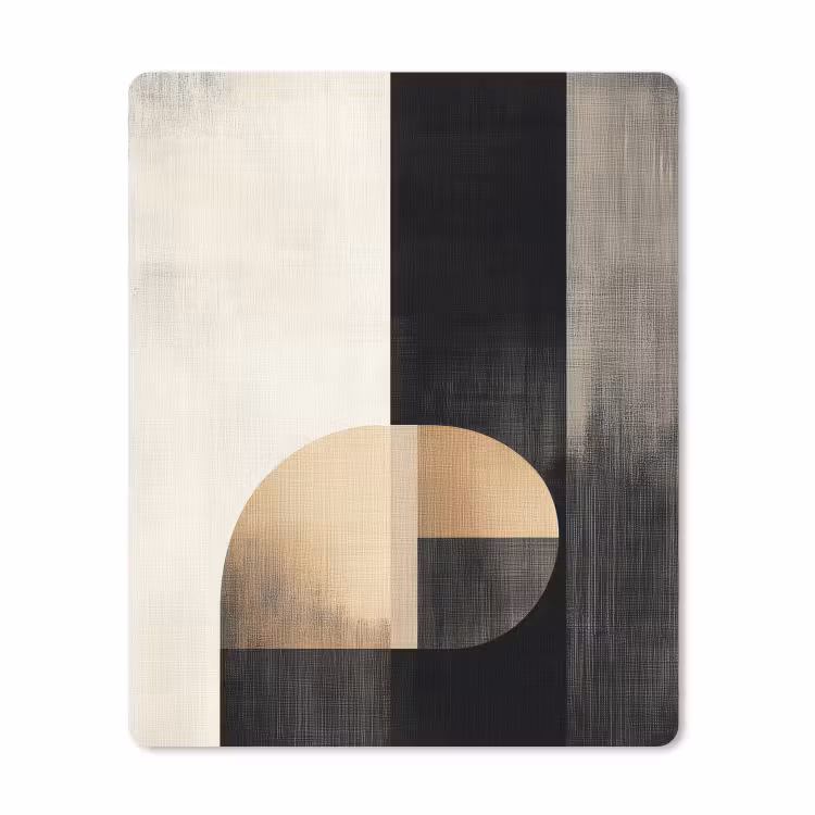 Muismat - Vormen - Modern - Zwart — 1