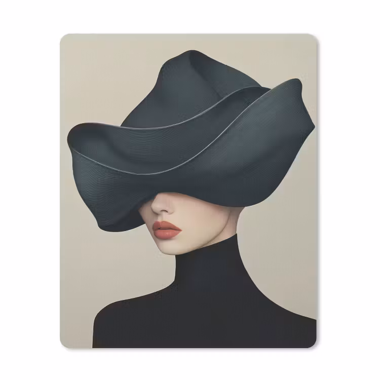Muismat - Vrouw - Groen - Hoed — 1