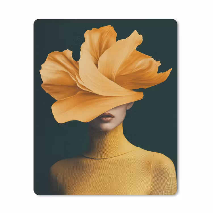 Muismat - Vrouw - Hoed - Geel — 1