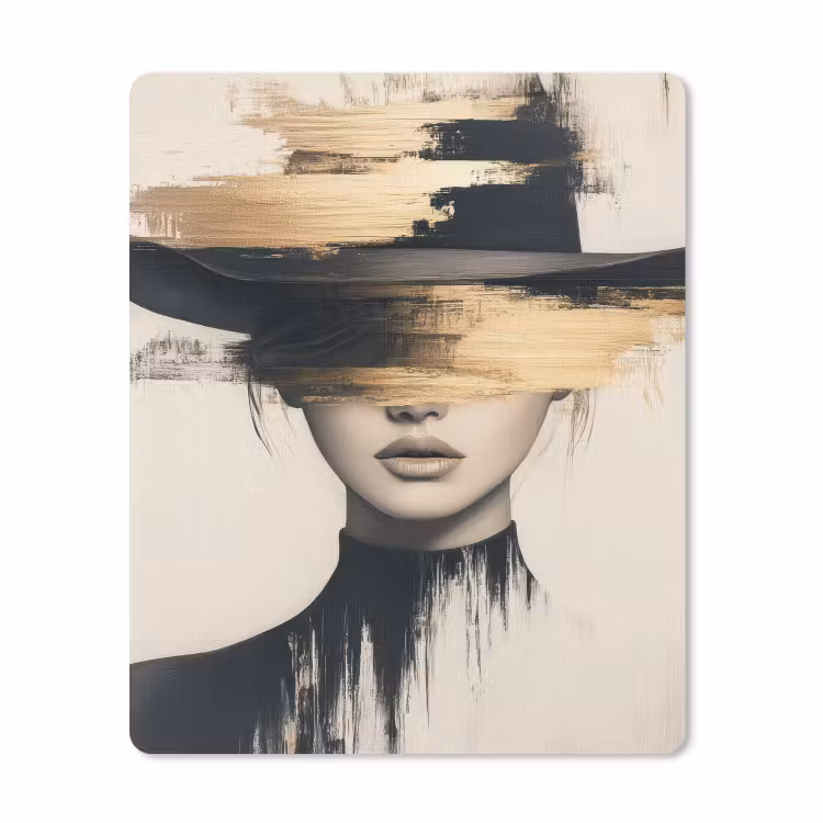 Muismat - Vrouw - Hoed - Verf — 1