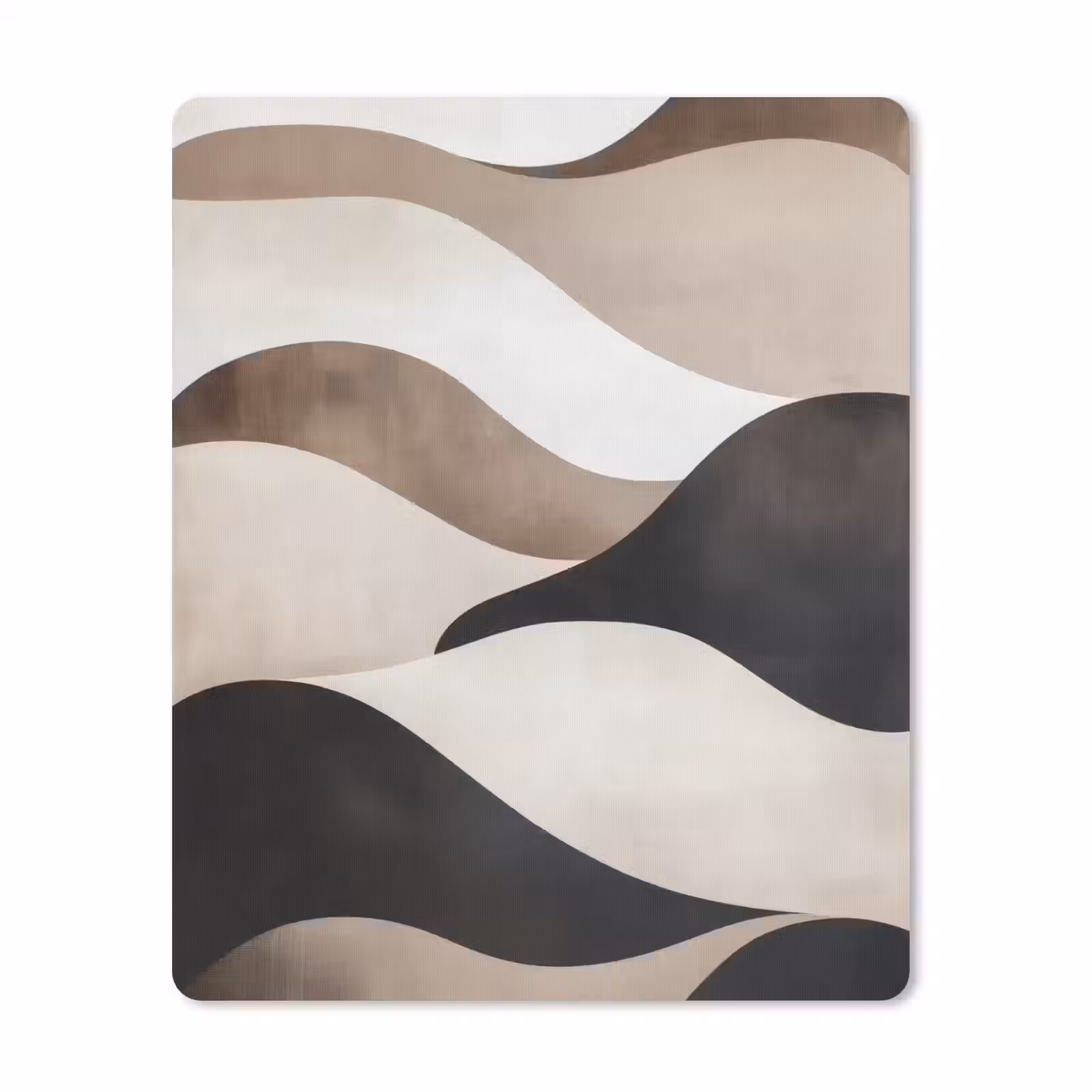 Muismat - Golven - Abstract - Beige — 1