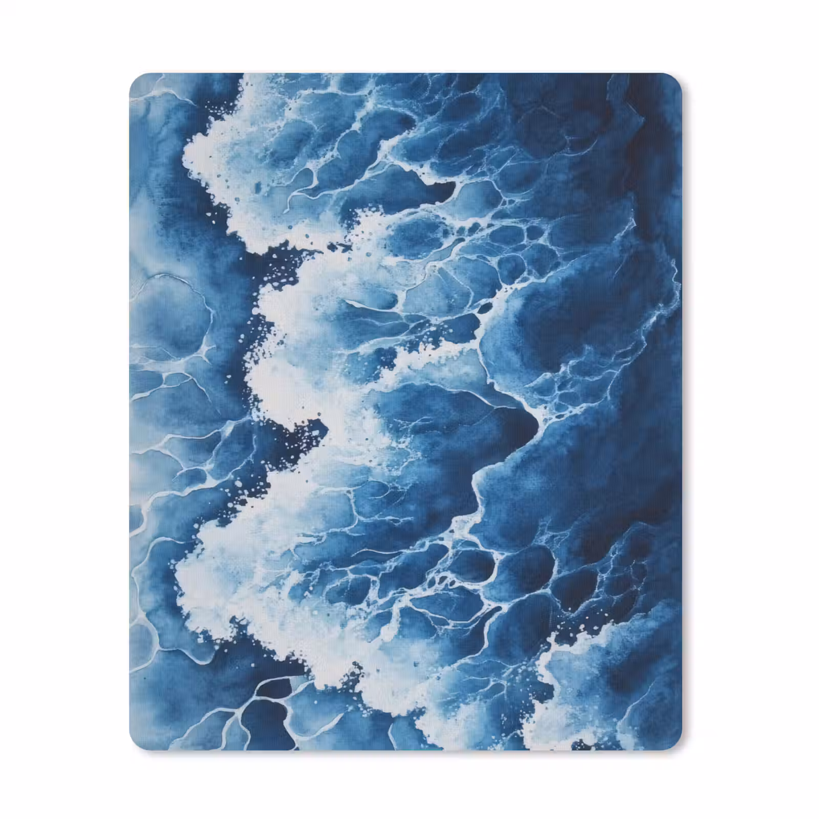 Muismat - Golven - Blauw - Schuim — 1