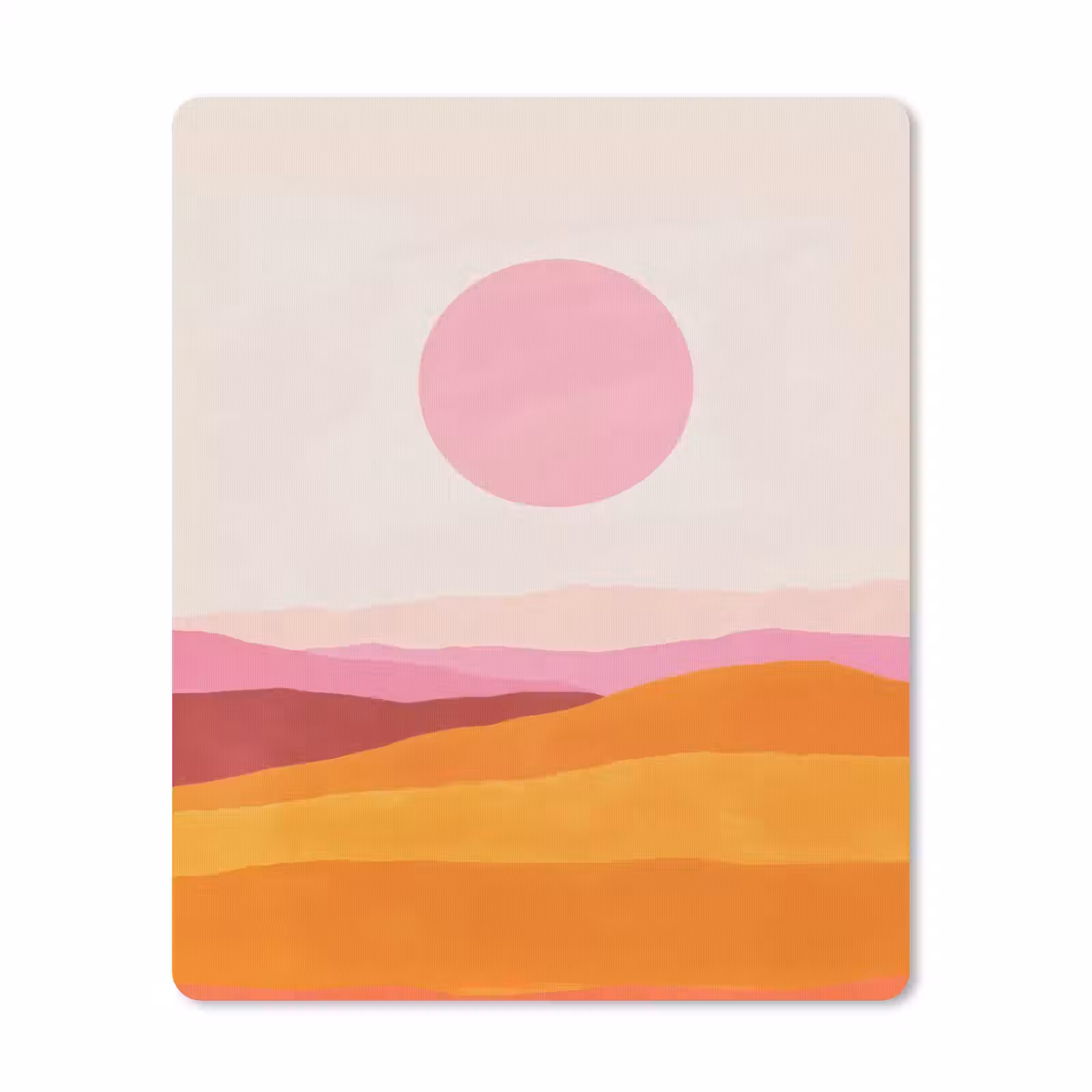 Muismat - Heuvels - Oranje - Zon - Abstract — 1
