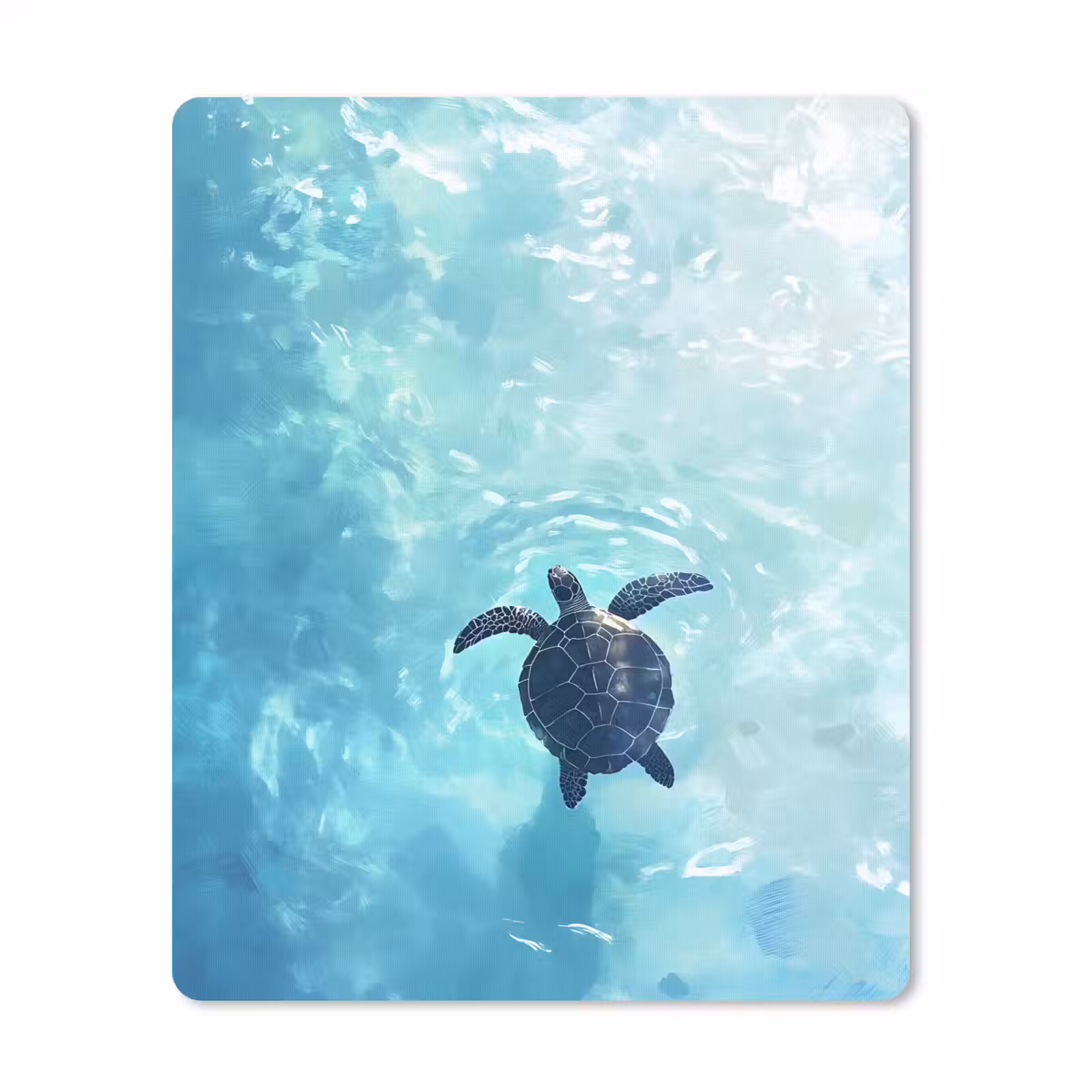 Muismat - Schildpad - Zee - Blauw - Schittering — 1