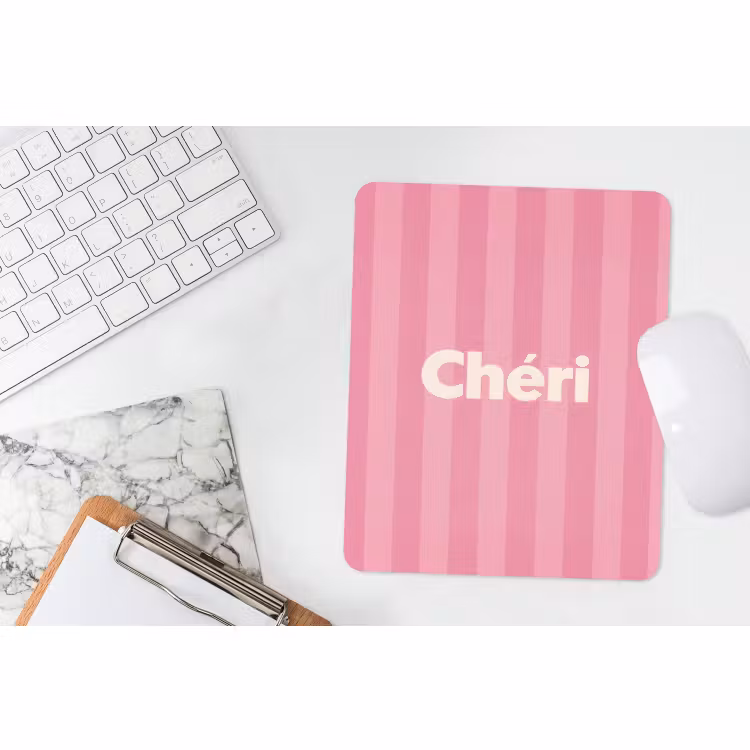 Muismat - Gestreept - Roze - Chéri — 4