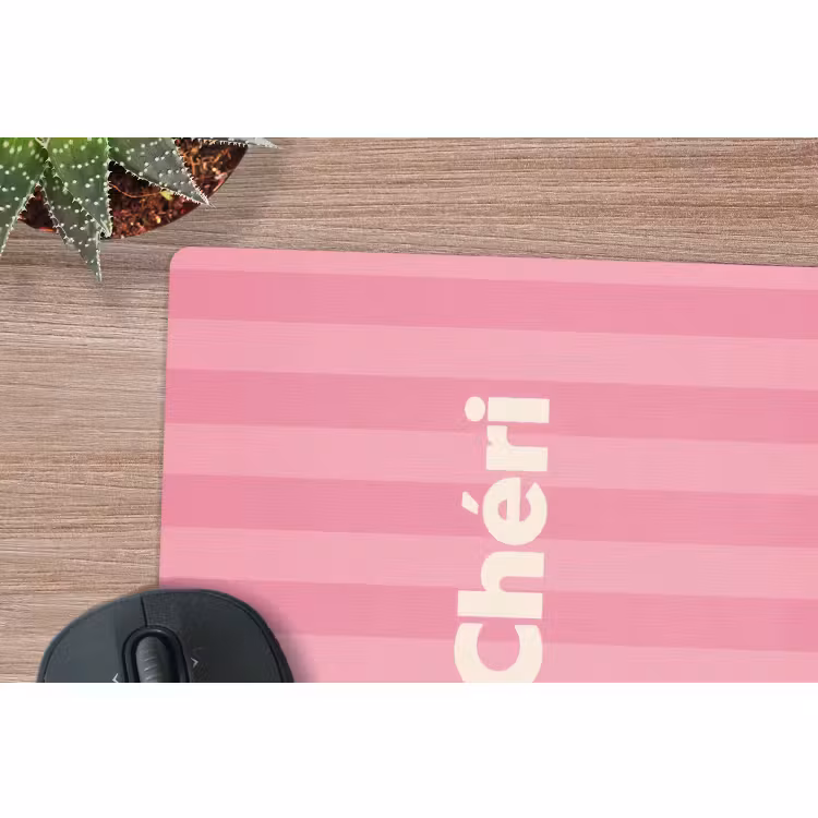 Muismat - Gestreept - Roze - Chéri — 5