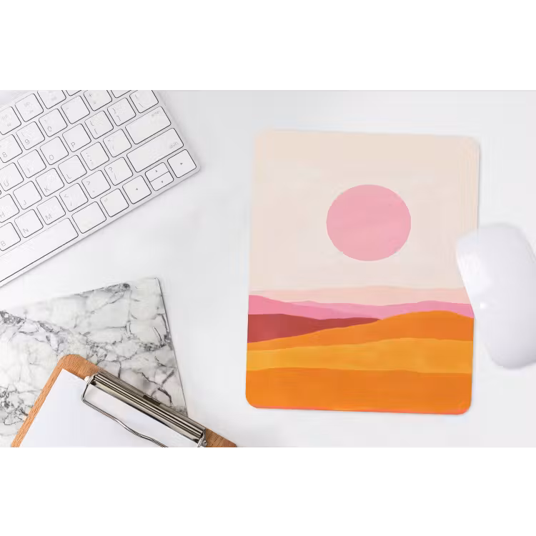 Muismat - Heuvels - Oranje - Zon - Abstract — 4