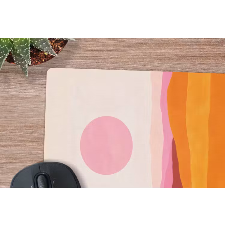 Muismat - Heuvels - Oranje - Zon - Abstract — 5