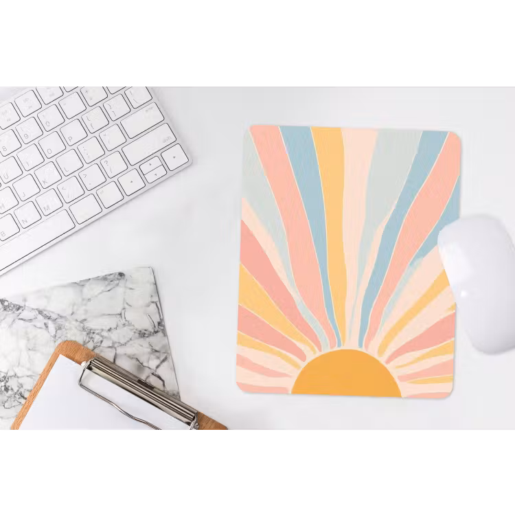 Muismat - Illustratie - Zon - Pastelkleuren — 4
