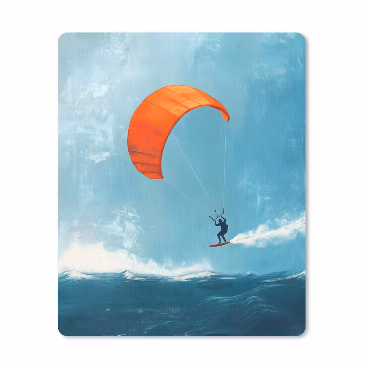 Muismat - Kitesurfer - Oranje - Zee - Lucht — 1