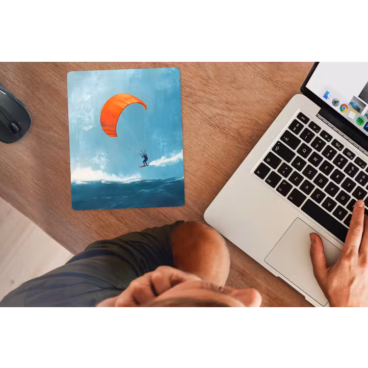 Muismat - Kitesurfer - Oranje - Zee - Lucht — 2