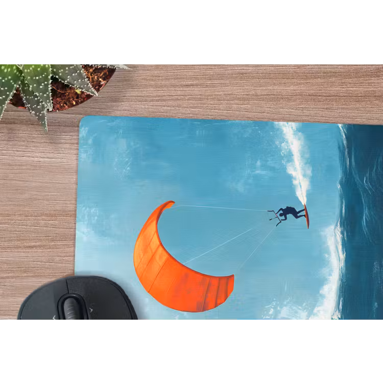 Muismat - Kitesurfer - Oranje - Zee - Lucht — 5
