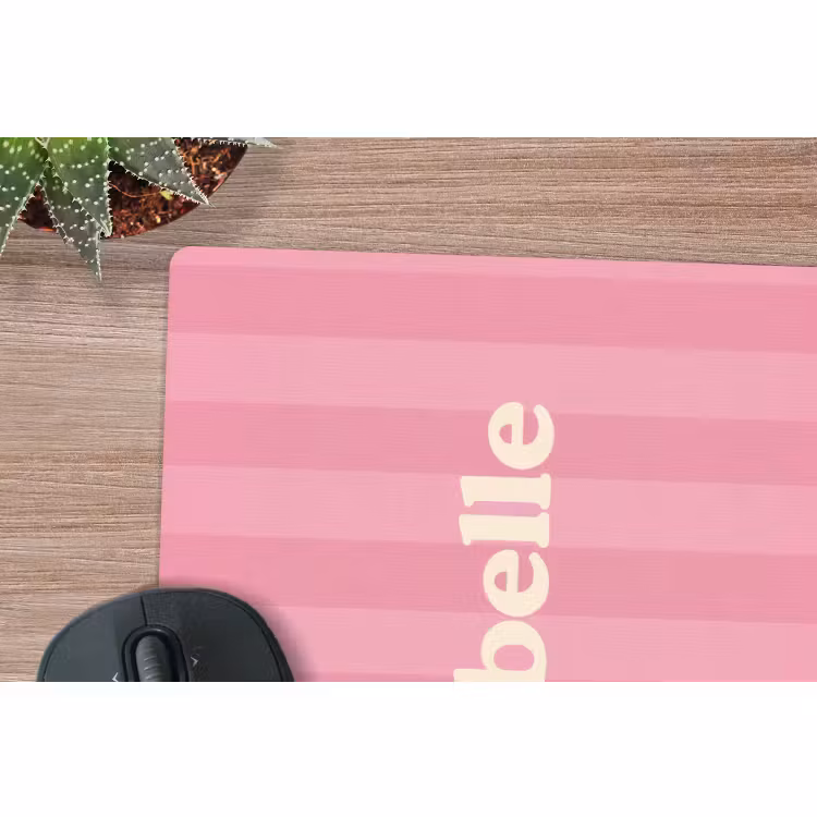 Muismat - Roze - Gestreept - Belle — 5