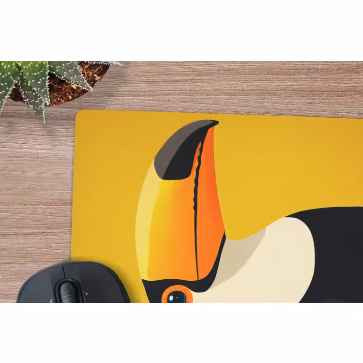 Muismat - Toekan - Minimalistisch - Snavel - Oranje — 5