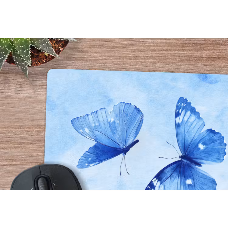 Muismat - Vlinders - Sierlijk - Blauw — 5