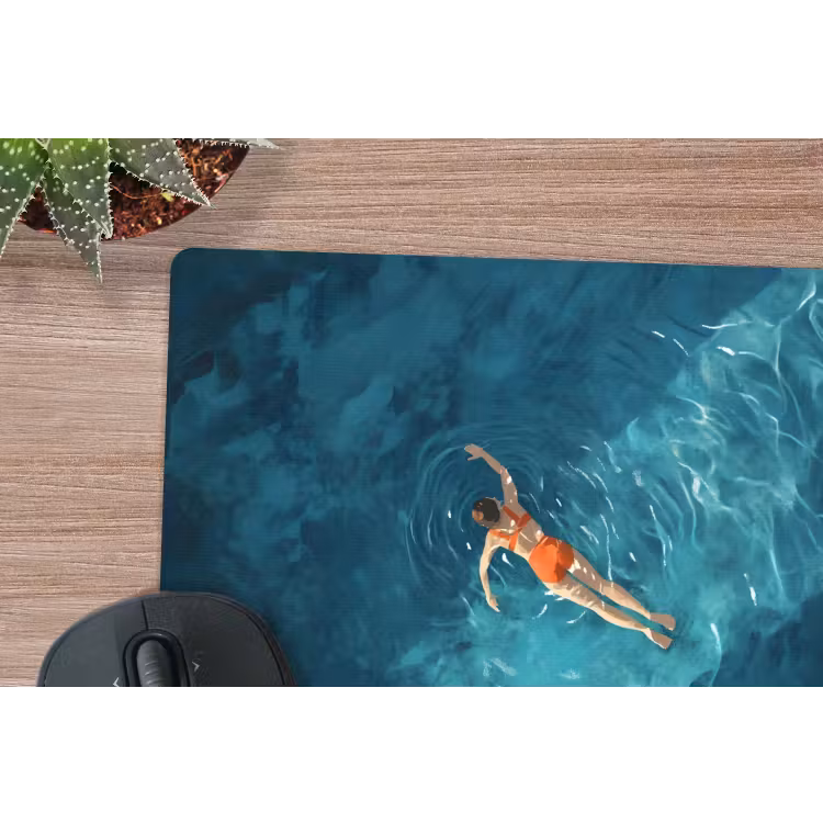 Muismat - Vrouw - Water - Bikini - Oranje — 5