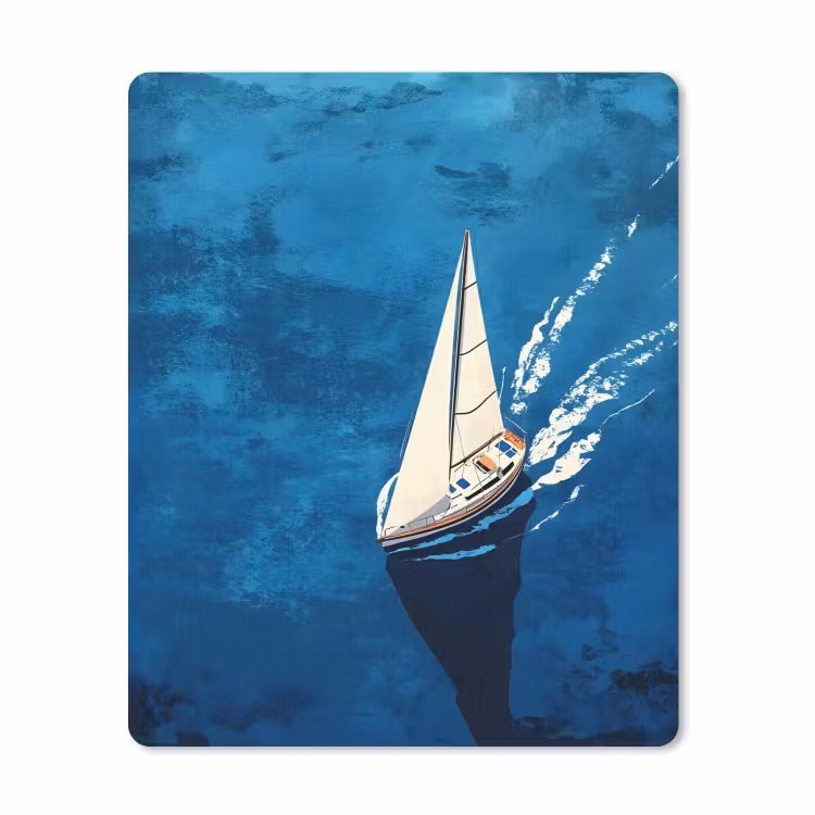 Muismat - Zeilboot - Water - Abstract - Schaduw — 1