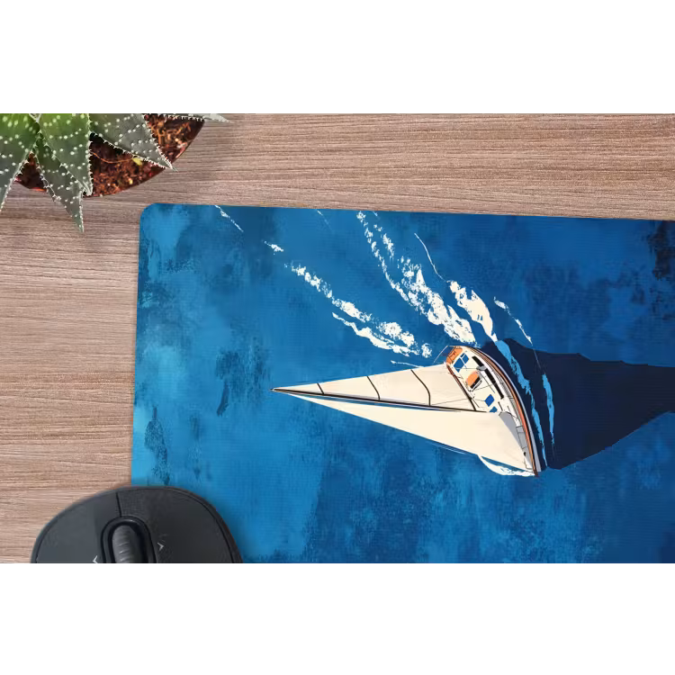 Muismat - Zeilboot - Water - Abstract - Schaduw — 5