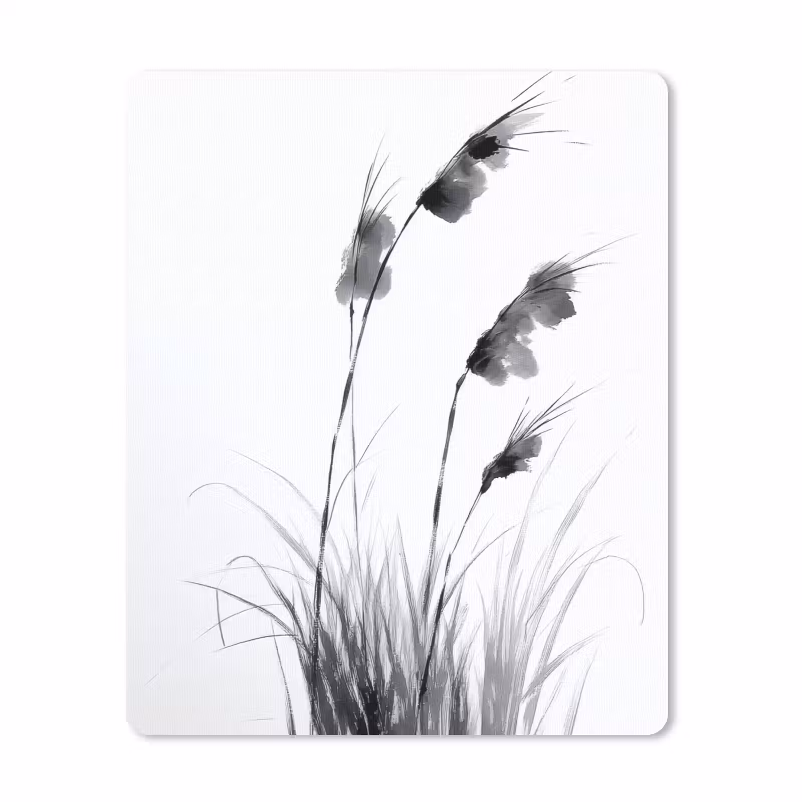 Muismat - Minimalistisch - Stelen - Wit — 1