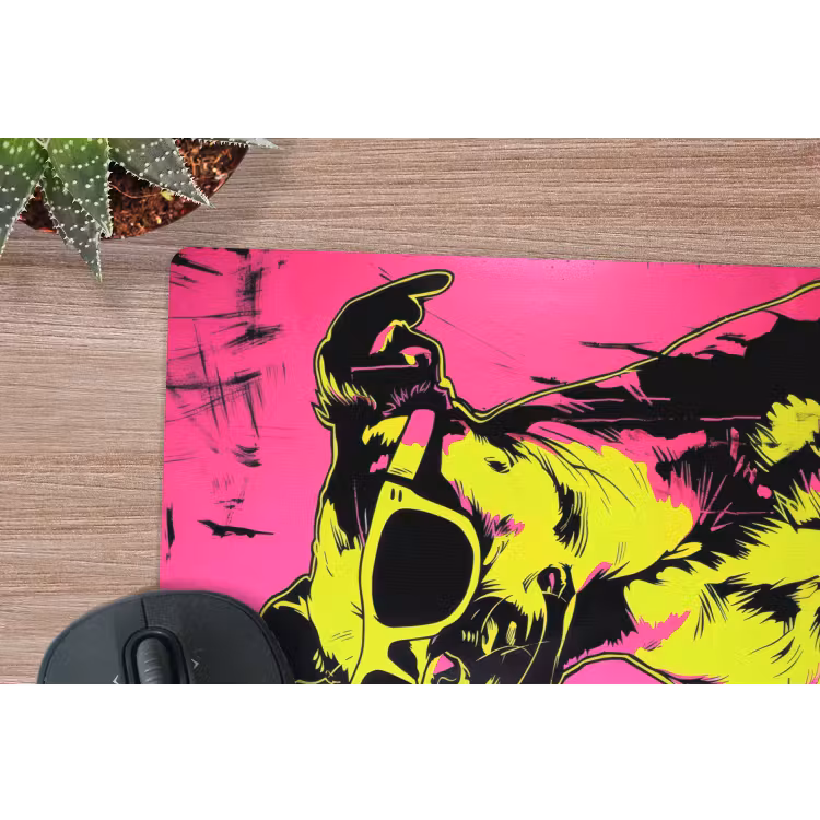 Muismat - Hond - Zonnebril - Roze - Art — 5