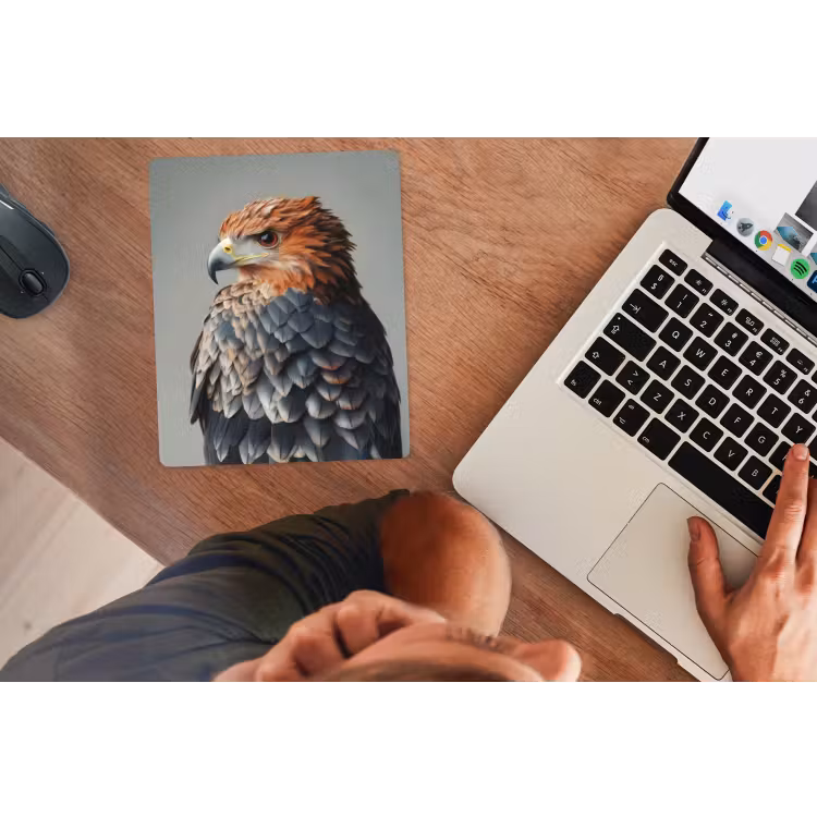 Muismat - Vogel - Realistisch - Veren - Bruin — 2