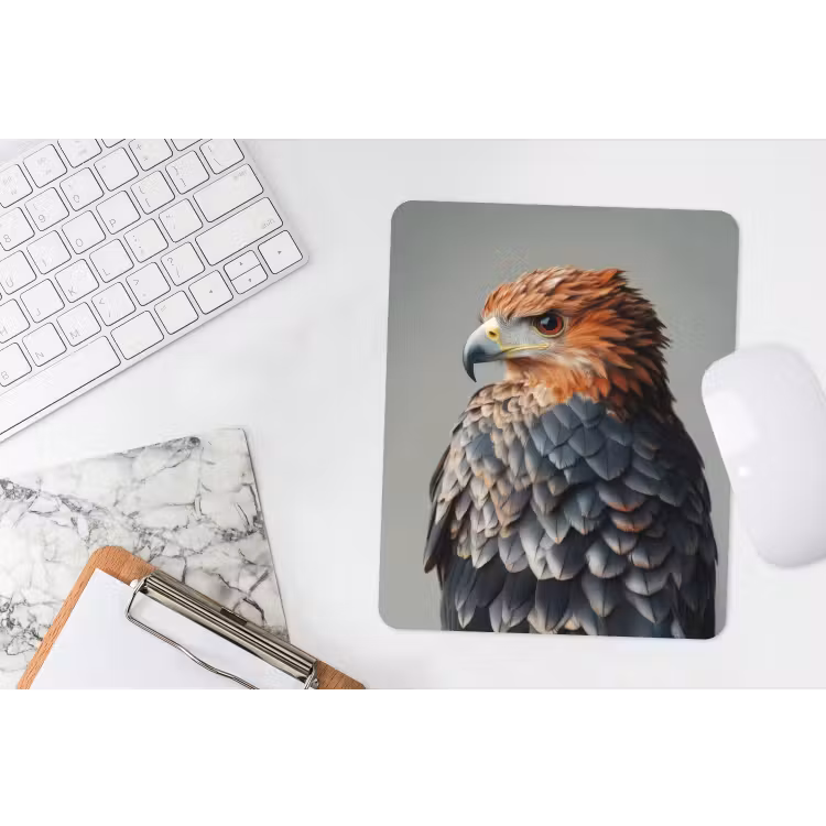 Muismat - Vogel - Realistisch - Veren - Bruin — 4